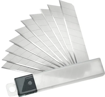 Blades for cutter knife 18 mm, 10 pcs.